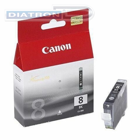 Чернильница CANON CLI-8BK для PIXMA MP800/MP500/iP6600D/iP5200/iP5200R/iP4200/IX4000, Black