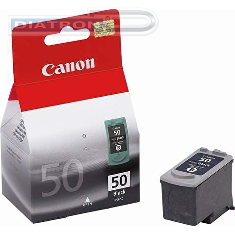 Картридж CANON PG-50 для PIXMA MP450/MP170/MP150/iP2200, 520стр, Black