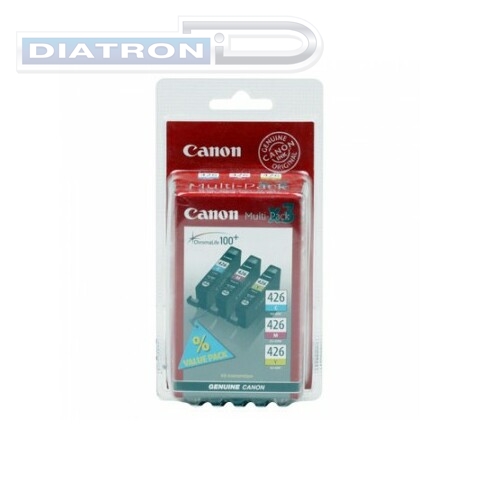 Картридж CANON CLI-426CMY (4557B006) Pixma MG5140/MG5240/MG6140/MG8140/iP4840, CMY, 3шт/уп