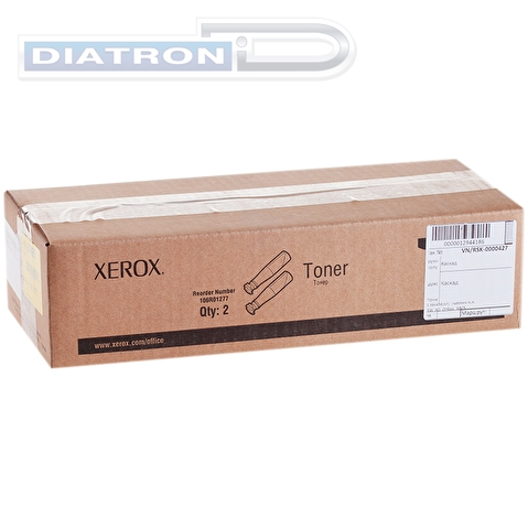 Тонер-картридж XEROX 106R01277 для WC 5016/5020, 6300стр, Black, 2 тубы/уп