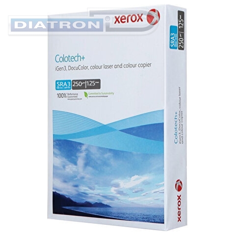 Бумага для оргтехники XEROX COLOTECH Plus Blue, БОЛЬШОЙ ФОРМАТ,  SRA3 250/125/CIE 161 (003R95844)