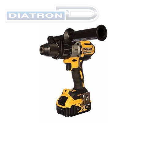 Дрель-шуруповерт аккумуляторная DeWalt DCD996P2, бесщеточная, ударная, XR, 2 АКБ, 18В, 5Ач (DCD996P2-QW)