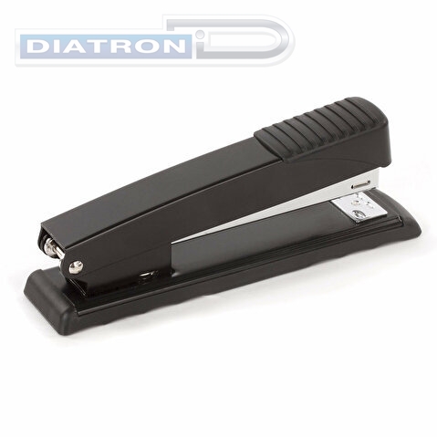 Степлер BRAUBERG Office, №24/6, 26/6, до 30л, полнозагрузочный, на 150 скоб, глубина 93мм, черный