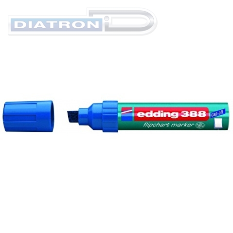 Маркер для флипчарта EDDING 388, скошенный наконечник, 4-12мм, синий