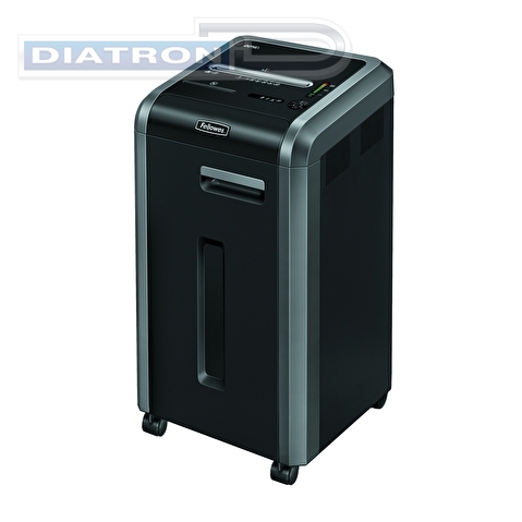 Уничтожитель документов FELLOWES 225Ci, 4х38мм, 24 листов, 60л, секретность 4, скобы, пласт. карты, скрепки, CD/DVD