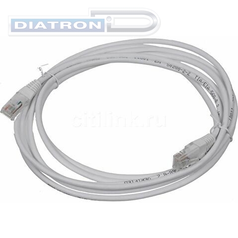 Патч-корд литой cat 5e, UTP, 3m