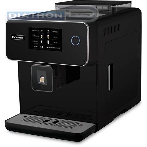 Кофемашина Rondell RDE-1114, молотый/зерновой кофе, черный