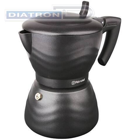 Кофеварка гейзерная Rondell Walzer RDA-432 0.3л алюминий черный