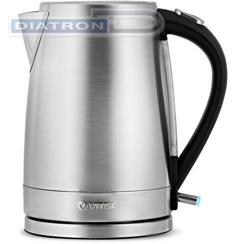 Чайник электрический Vitek VT-7000 1.7л. 2200Вт серебристый корпус: нерж.сталь