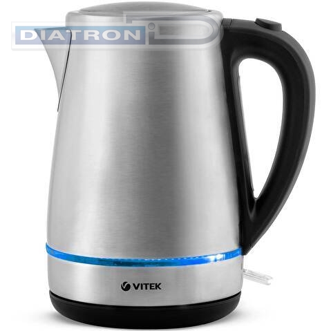 Чайник электрический Vitek VT-7096 1.7л. 2150Вт сталь корпус: нерж.сталь