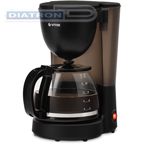 Кофеварка капельная Vitek VT-1500 600Вт коричневый
