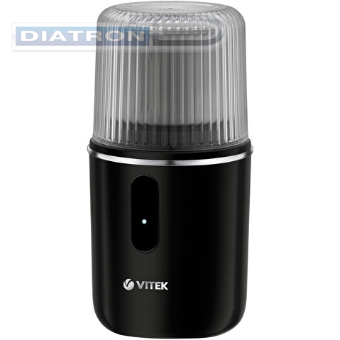 Кофемолка Vitek VT-8368 180Вт сист.помол.:ротац.нож вместим.:55гр черный
