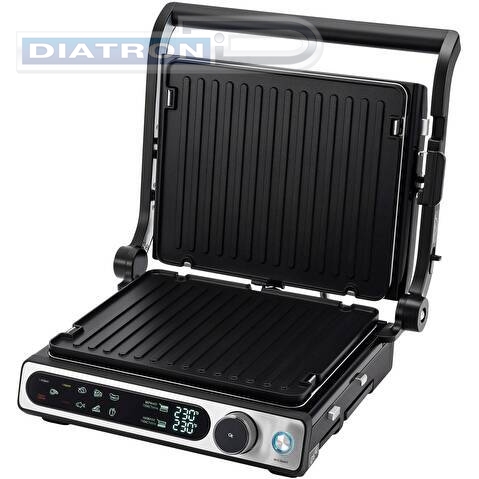 Электрогриль Rondell RDE-1700 2000Вт черный/серебристый