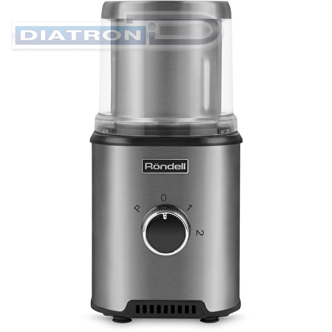 Кофемолка Rondell RDE-1150 350Вт сист.помол.:ротац.нож вместим.:110гр серебристый