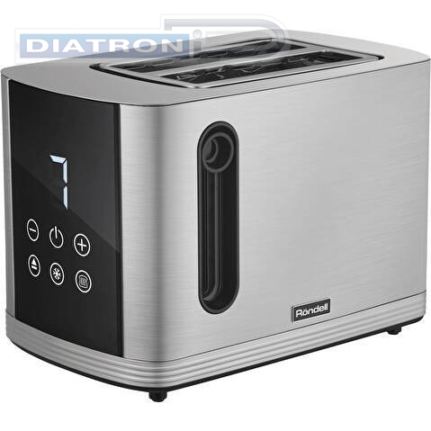 Тостер Rondell RDE-1201 800Вт стальной