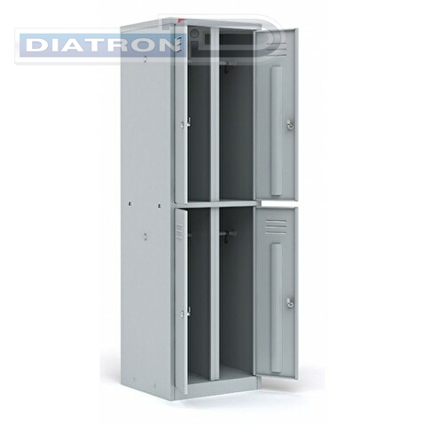 Шкаф раздевальный  4-секционный ШРМ-24, 1860х600х500мм, 54кг