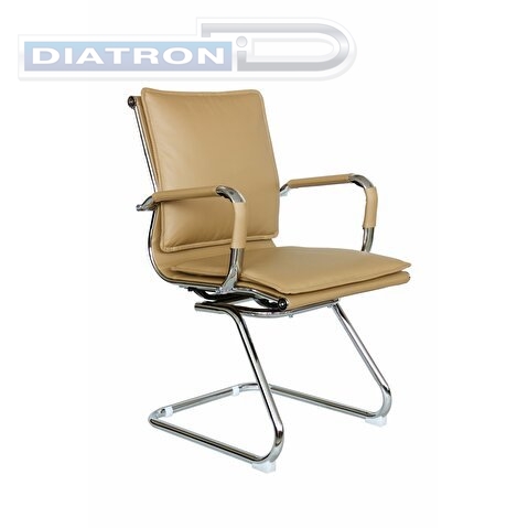 Конференц-кресло RIVA Chair 6003-3, на полозьях, экокожа кэмел