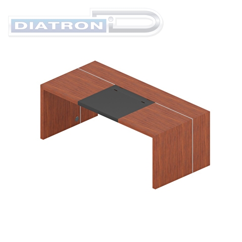 Стол рабочий Art.Neo An-200, 2000х950х750мм, бювар, кабель-канал, орех тангенциальный