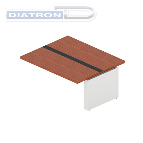 Модуль промежуточный Art.Neo An-280.1 для конференц-стола An-280, 1740х1400х75мм, орех тангенциальный/белый глянец