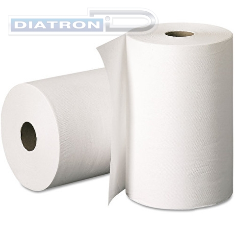 Полотенце бумажное рулонное РУССКИЙ БРЕНД, 1-слойное