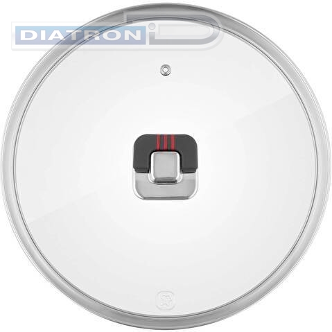 Крышка Rondell Stripes RDA-1621, d=26см, прозрачная, ручка серая