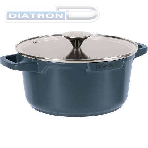 Кастрюля Rondell Azul Claro RDA-1501 4.5л. d=24см (с крышкой) синий