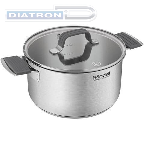 Кастрюля Rondell Normanne RDS-1814 5.1л. d=24см (с крышкой) стальной