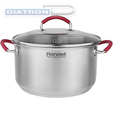 Кастрюля Rondell Sorge RDS-1221 5.1л. d=24см (с крышкой) стальной
