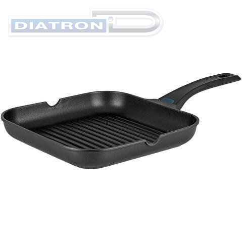 Сковорода-гриль Rondell Weiser RDA-1554 квадратная 28см покрытие: Xylan Plus ручка несъемная (без крышки) черный