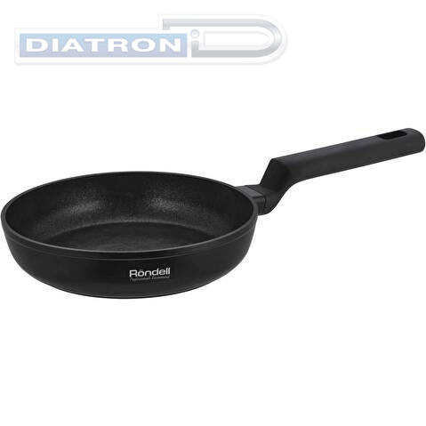 Сковорода Rondell Basaltica RDA-1841 круглая 26см покрытие: TriTitanPRO ручка несъемная (без крышки) черный
