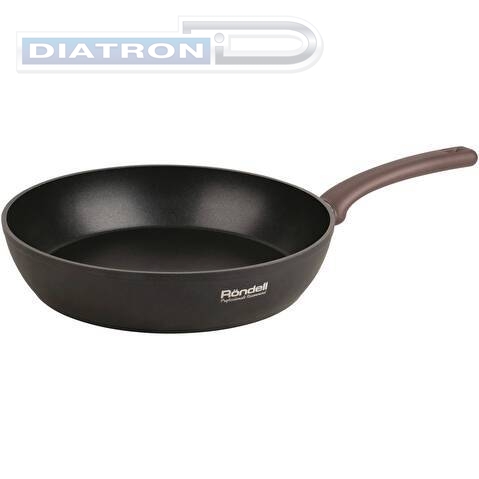 Сковорода Rondell Fest RDA-1340 круглая 28см покрытие: Xylan Plus ручка несъемная (без крышки) черный