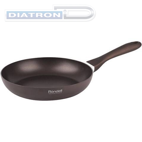 Сковорода Rondell Grillage RDA-1431 круглая 28см покрытие: Xylan Plus ручка несъемная (без крышки) коричневый