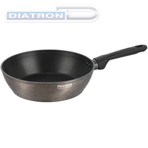 Сковорода Rondell Posh RDA-1475 круглая 24см покрытие: Xylan Plus ручка несъемная (без крышки) бронзовый