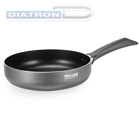 Сковорода Rondell Strike RDA-1356 круглая 28см покрытие: Xylan Plus ручка несъемная (без крышки) серый