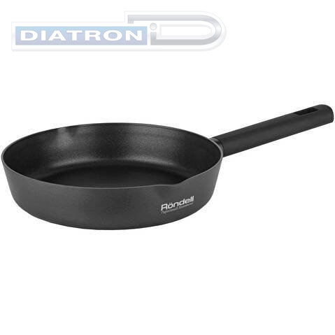 Сковорода Rondell Trumpf RDA-1343 круглая 26см покрытие: Xylan Plus ручка несъемная (без крышки) черный