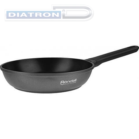 Сковорода Rondell Zorro RDA-1449 круглая 20см покрытие: TriTitan ручка несъемная (без крышки) графитовый