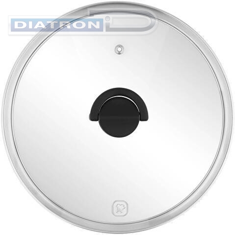 Крышка Rondell Handy RDA-1685 d=20см крыш.прозрачный руч.черная