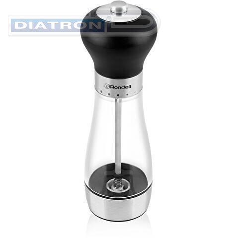 Мельница для перца/соли Rondell Buffalo RD-1503 стальной/черный упак.:подарочная коробка