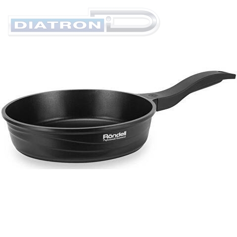 Сковорода Rondell Walzer RDA-769 круглая 28см покрытие: TriTitan ручка несъемная (без крышки) черный