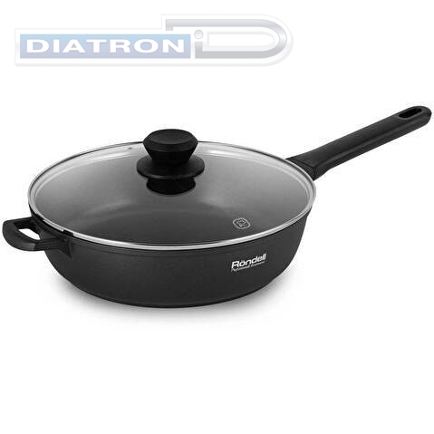 Сотейник Rondell Zeita Neu RDA-1203 d=28см (с крышкой) черный