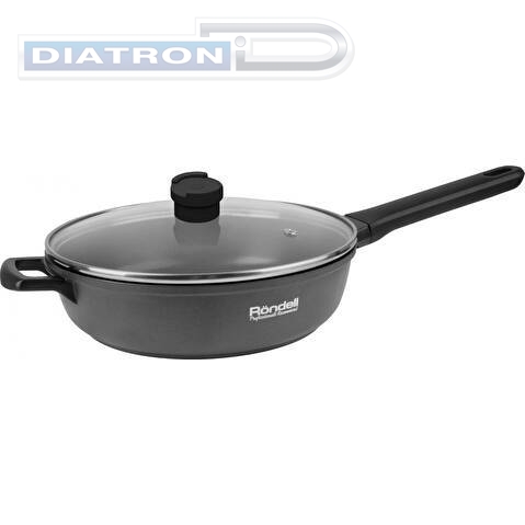 Сотейник Rondell Zorro RDA-1453 d=28см (с крышкой) графитовый