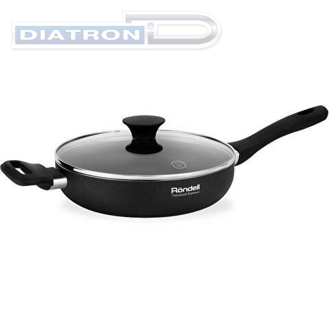Сотейник Rondell Infinity RDA-574 d=24см (с крышкой) черный