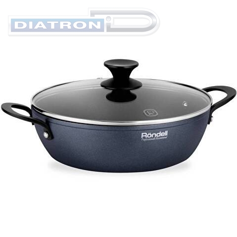 Сотейник Rondell Evolution-R RDA-799 d=26см (с крышкой) графитовый