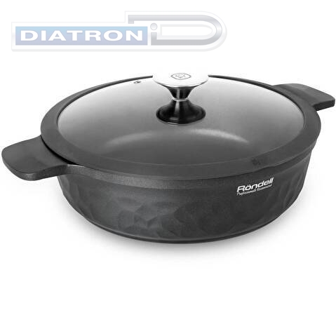Сотейник Rondell ArtDeco RDA-1255 d=28см (с крышкой) черный