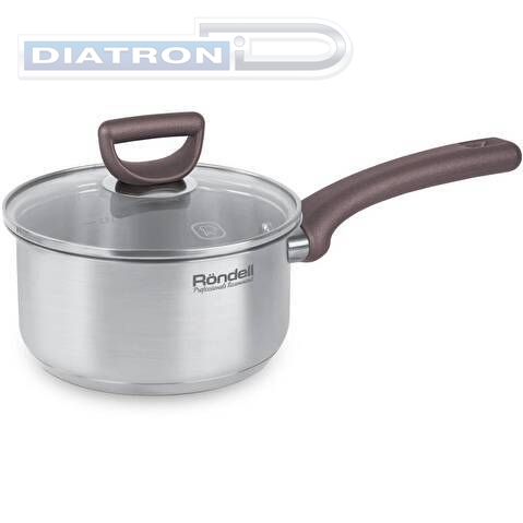 Ковш Rondell Fest RDS-1319 0.9л. d=14см (с крышкой) стальной