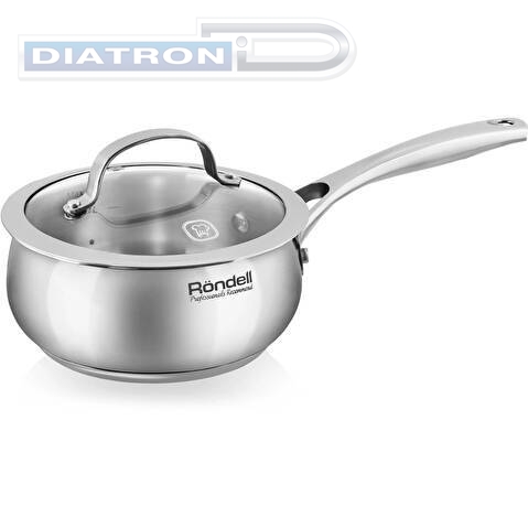 Ковш Rondell Calypso RDS-1670 1.5л. d=16см (с крышкой) стальной