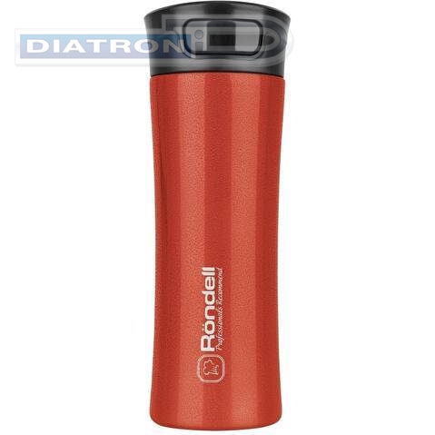 Термокружка для напитков Rondell Point Koralle RDS-1231 0.4л. красный картонная коробка