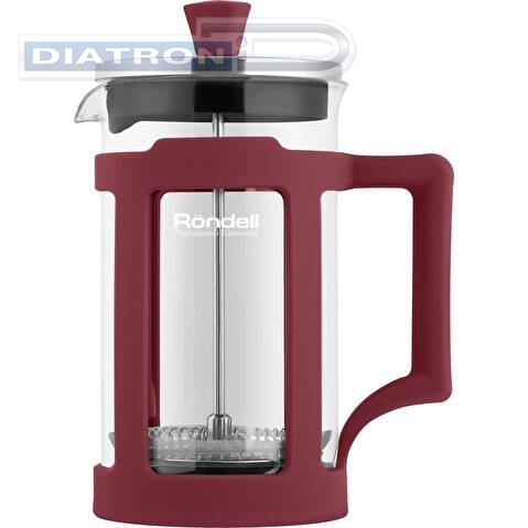 Френч-пресс Rondell Stripes RDS-1641 0.6л красный