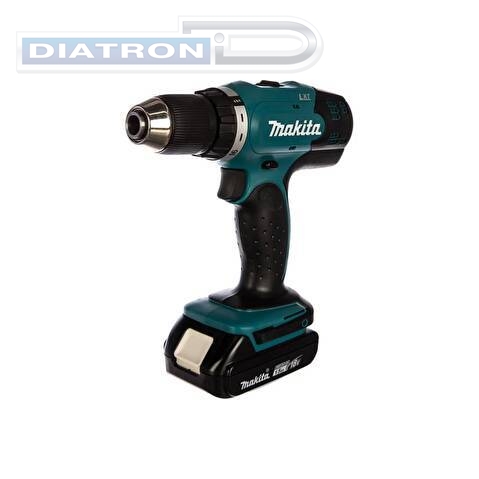 Дрель-шуруповерт аккумуляторная Makita DDF453SYE, LXT, 2 АКБ, 18В, 1.5Ач