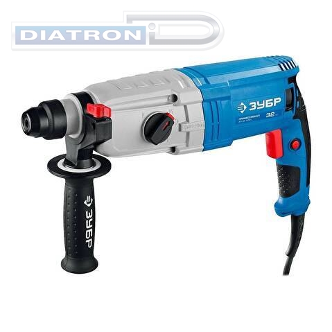 Перфоратор ЗУБР ЗП-32-1100 К, SDS Plus, 1100 Вт